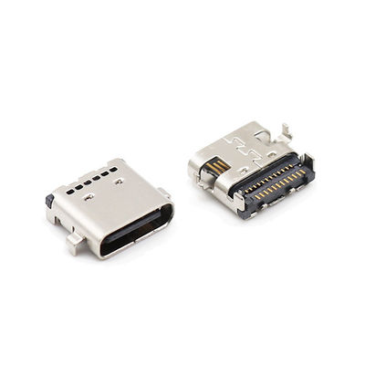 Batan Tip SMT USB Dişi Tip C Konnektör USB Tip C 24 toplu iğneli soket