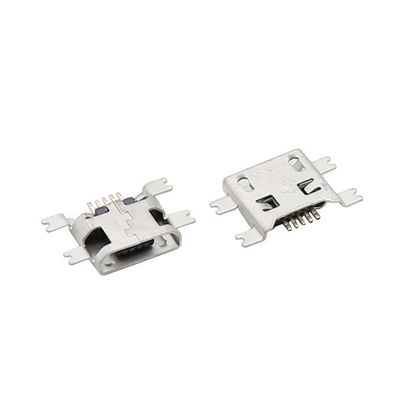 Lavabo Tipi Panel Montajlı Mikro USB Dişi Şarj Soket Konnektörü 1.17mm SMT