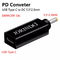 100W USB Tip C Dişi - DC 5.5x2.5mm Erkek PD Konektörü Hızlı Hızlı Şarj