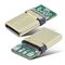 TYPE C 16Pin Altın Kaplama USB C Erkek Bağlantı Kaydırmalı Data + Şarj Fonksiyonu