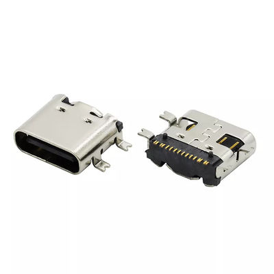 16Pin USB 3.1 Tersinir Priz C Tipi Dişi Soket Konnektörü SMT
