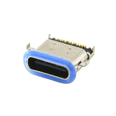 24Pin USB Tip C Konnektörler Dişi Su Geçirmez Orta Montajlı SMT