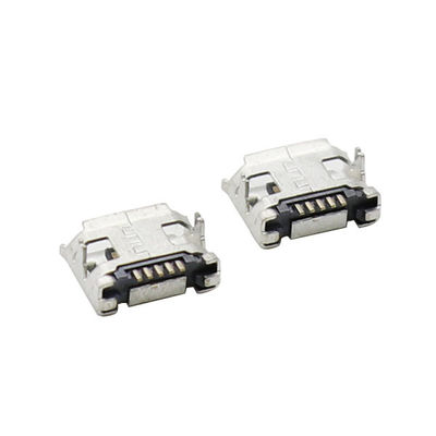 SMD DIP 7.2mm Mikro USB 5 toplu iğneli Konnektör Tip B Kenarlı Mikro USB PCB Soketi