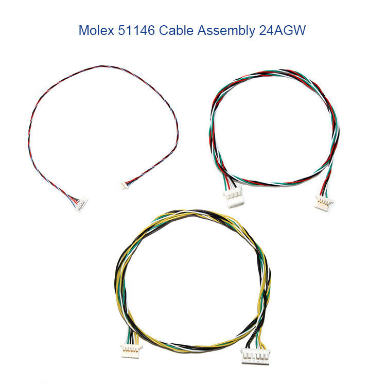 5P 6P Elektrikli Kablo Demeti MOLEX 51146 1.25mm, A1254 SMD Muhafaza Tutuculu