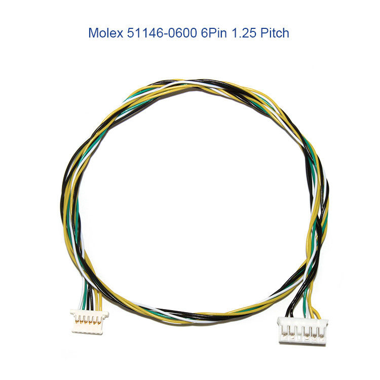 5P 6P Elektrikli Kablo Demeti MOLEX 51146 1.25mm, A1254 SMD Muhafaza Tutuculu