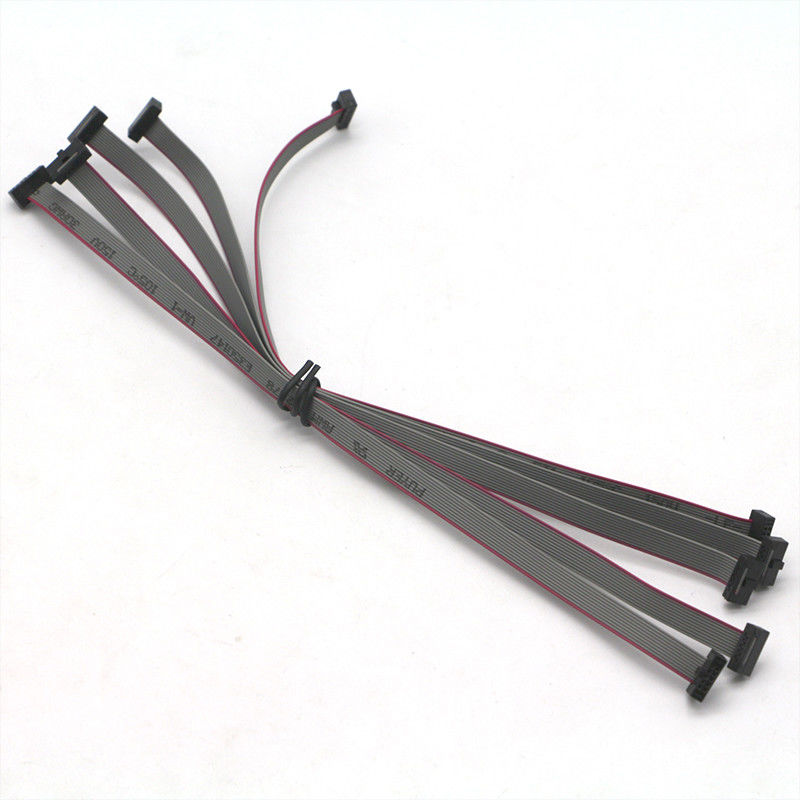 OEM 10cm Düz Flex IDC Şerit Kablo 5Pin 10Pin 20Pin 30Pin Çekirdek