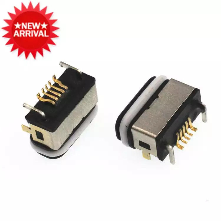 Metal Muhafazalı Suya Dayanıklı Mikro Mini Usb C Tipi Şarj Konnektörü 24pin