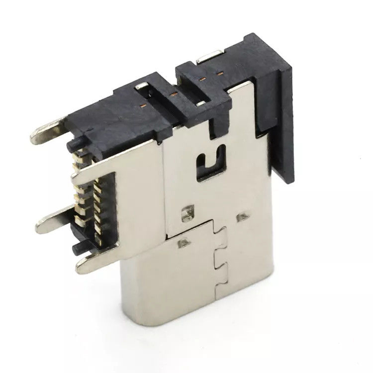 Dik Taraf USB 3.1 Tip C Konnektörler Dişi Soket 16Pin