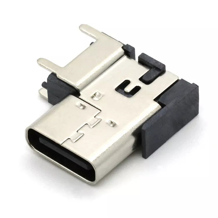 Dik Taraf USB 3.1 Tip C Konnektörler Dişi Soket 16Pin