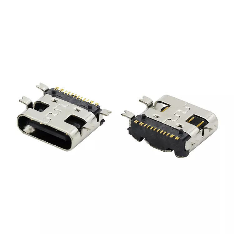 16Pin USB 3.1 Tersinir Priz C Tipi Dişi Soket Konnektörü SMT