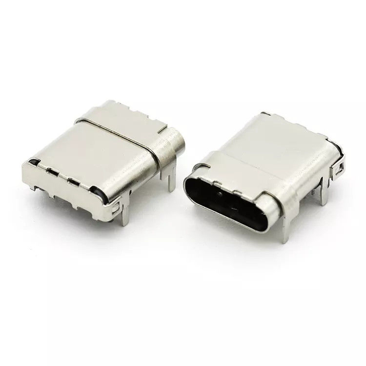 ÜST MONTAJ Delikten SMT Tipi 24Pin USB 3.1 C PCB İçin Dişi Konnektör