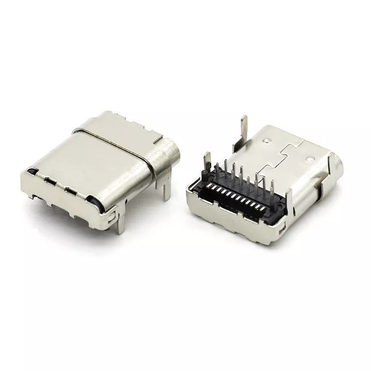 ÜST MONTAJ Delikten SMT Tipi 24Pin USB 3.1 C PCB İçin Dişi Konnektör