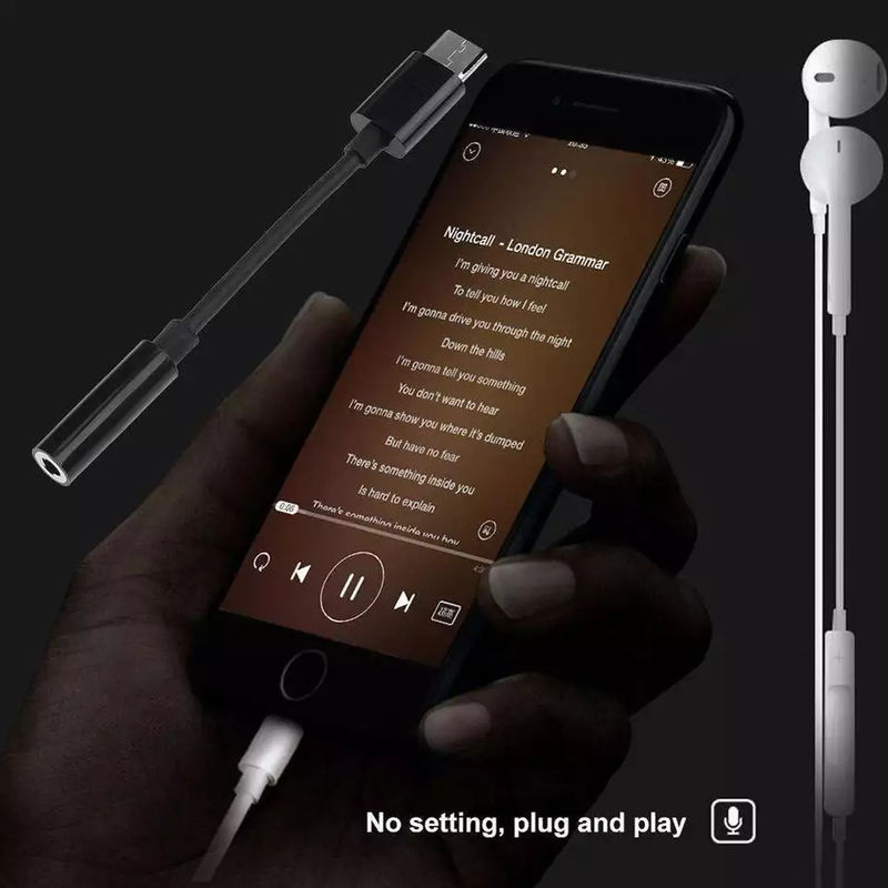 Type C - 3.5mm Kulaklık Kablosu Adaptörü USB 3.1 Type C Xiaomi Samsung Android için