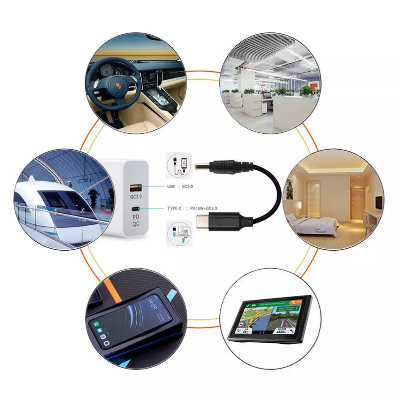 DC 15v Tip 20V Dönüştürücü Usb C Pd Tetikleyici 5525mm