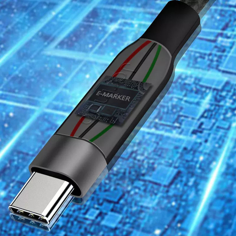 100W DC 4.5x3.0mm USB Tip C PD DC 4530 Erkek Dönüştürücü Hp Notebook Şarjı İçin