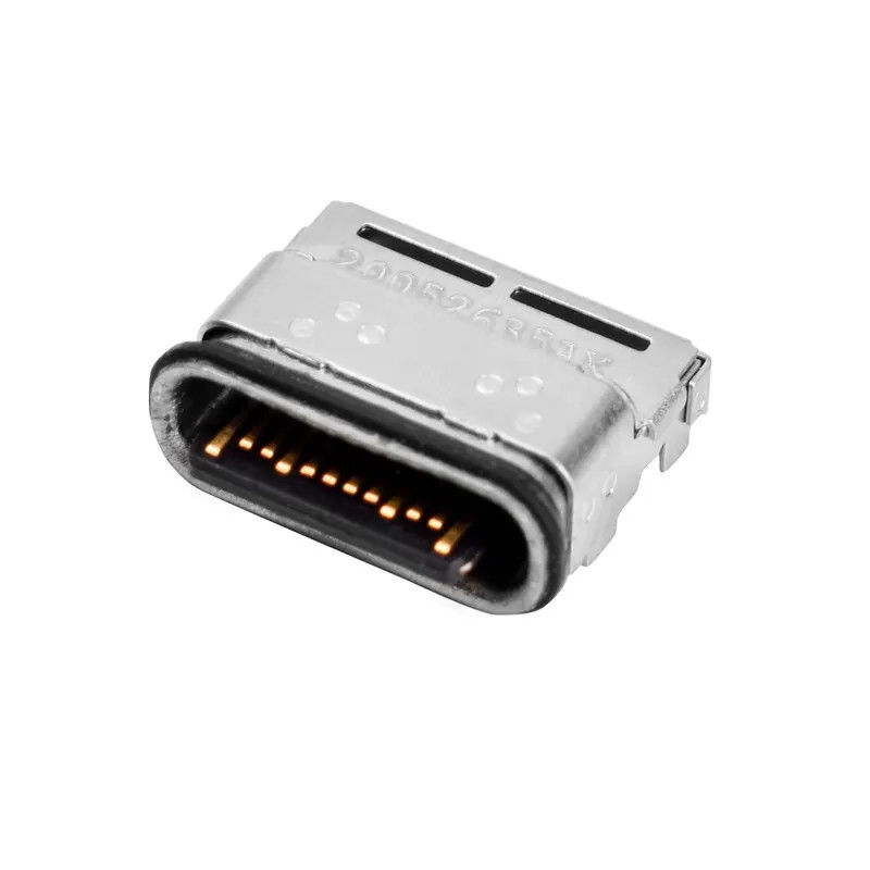 Su geçirmez IPX8 Dişi 24 Pimli Konnektör Tip C USB Yuvası SMT