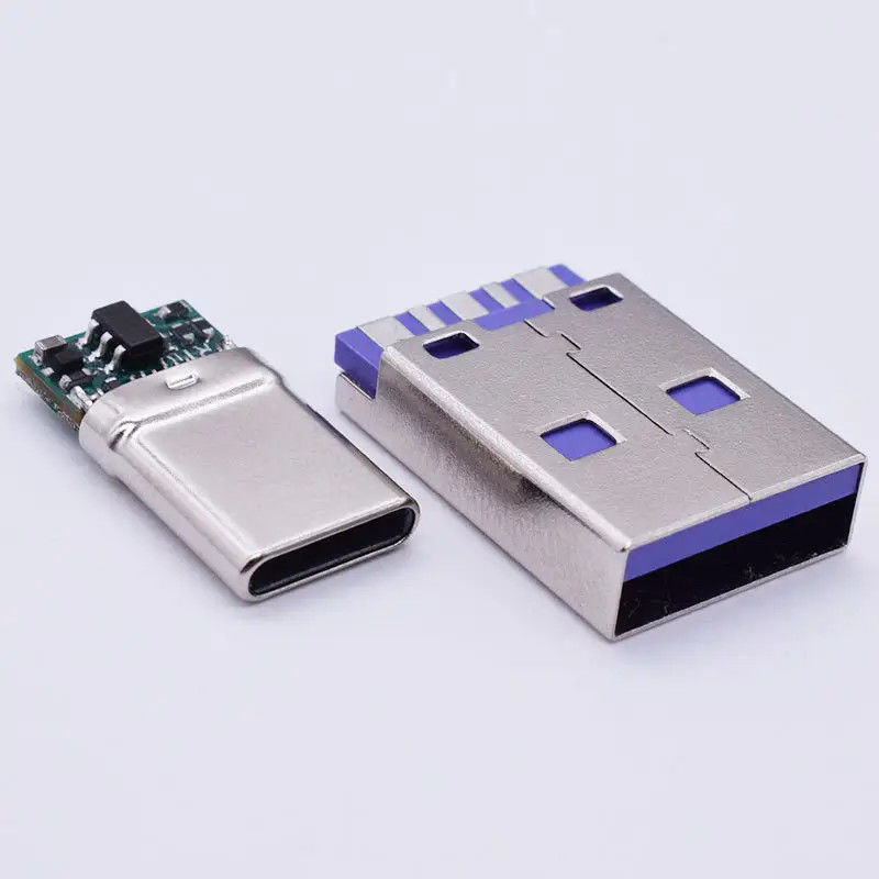 Su Geçirmez USB 3.1 Tip C 24 Pin Dişi Konnektör Yatay SMT DIP Montaj Batırma Plakası USB Soketi