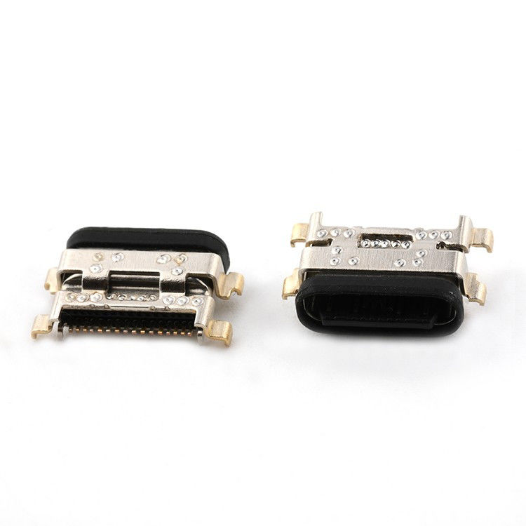 1.13mm 16Pin IPX8 Su geçirmez USB Tipi C Kadın Soket Bağlantısı