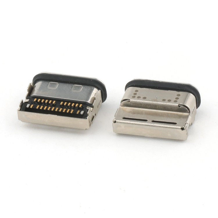 24Pin USB C Bağlantısı SMT Tip IPX8 Su geçirmez USB C Tip Kadın Bağlantısı