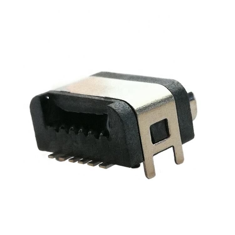 IP67 Su geçirmez USB Bağlantısı 6pin yatay yüzey montajı USB Tip C Kadın Bağlantısı