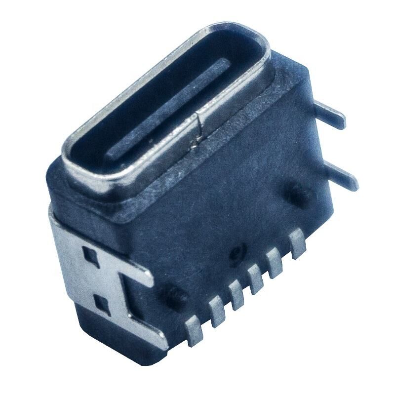 Su Geçirmez Panel Montaj PCB 6 Pin Dişi USB Tip C Konnektör
