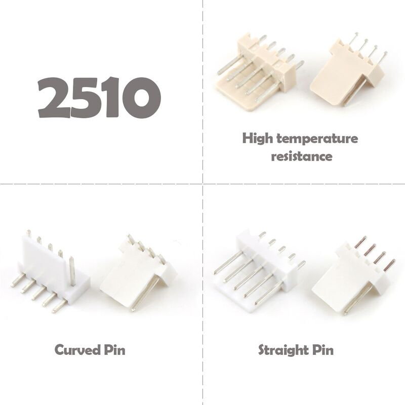 2.54 Kablodan Tahtaya Wafer Bağlayıcısı Lcp Dikey 90 Derece Jst 2.5mm Smt PCB Bağlayıcısı