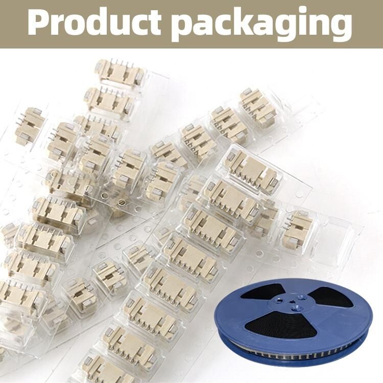 Kablodan Tahtaya SMD Bağlantısı PH 2.0mm 6 pinli SMT Vertikal Kapaklı Wafer Bağlantısı