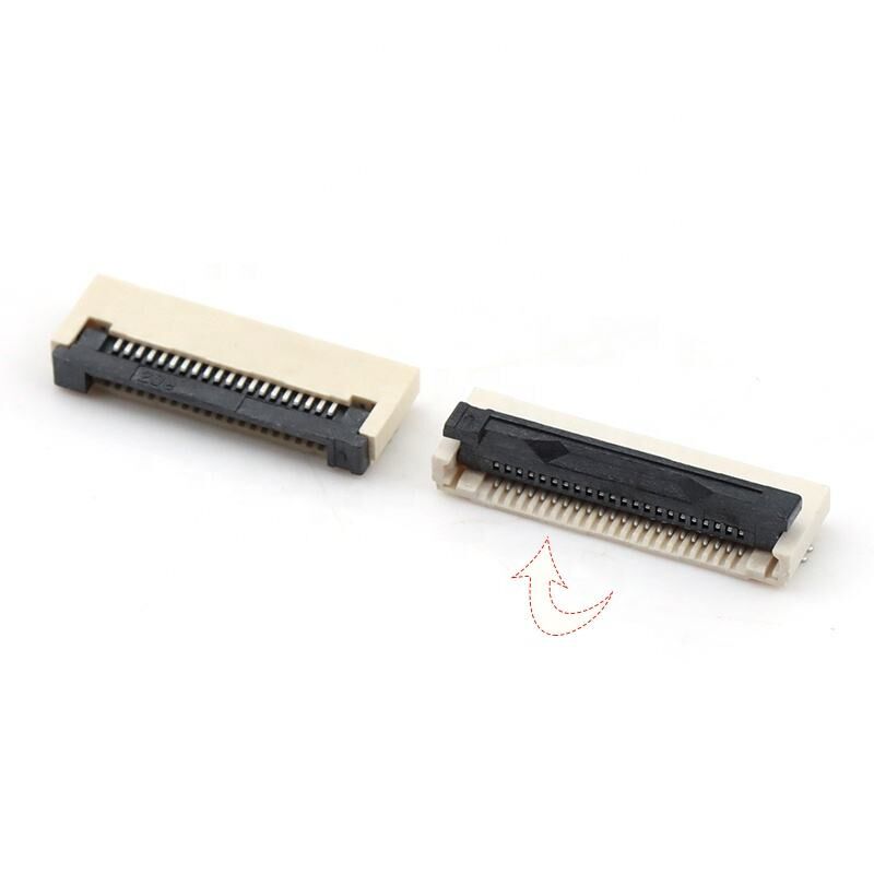 FPC Konnektör Yatay Flip-lock ZIF Tipi H2.0mm 4-60pin 0.5mm Pitch FPC/FFC Konnektörleri