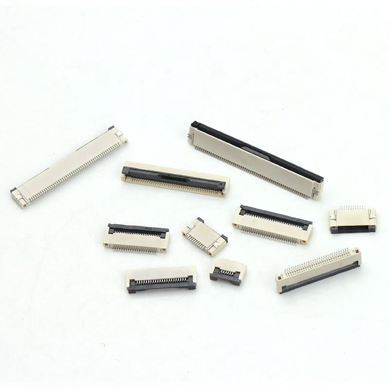 FPC Konnektör Yatay Flip-lock ZIF Tipi H2.0mm 4-60pin 0.5mm Pitch FPC/FFC Konnektörleri