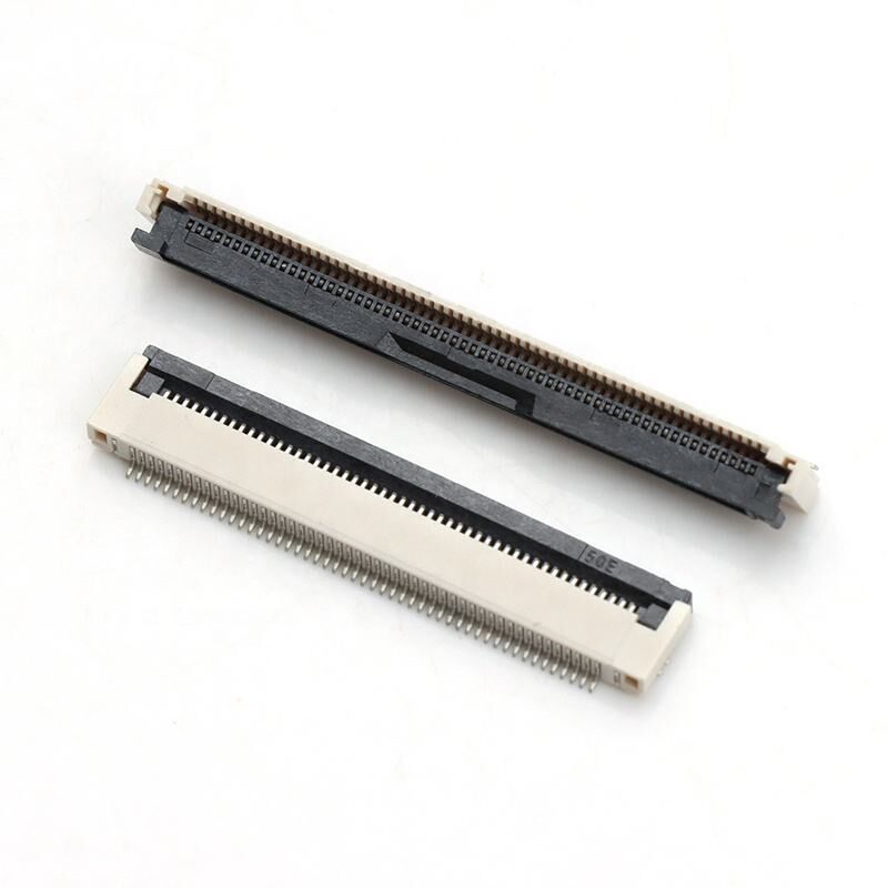 FPC Konnektör Yatay Flip-lock ZIF Tipi H2.0mm 4-60pin 0.5mm Pitch FPC/FFC Konnektörleri