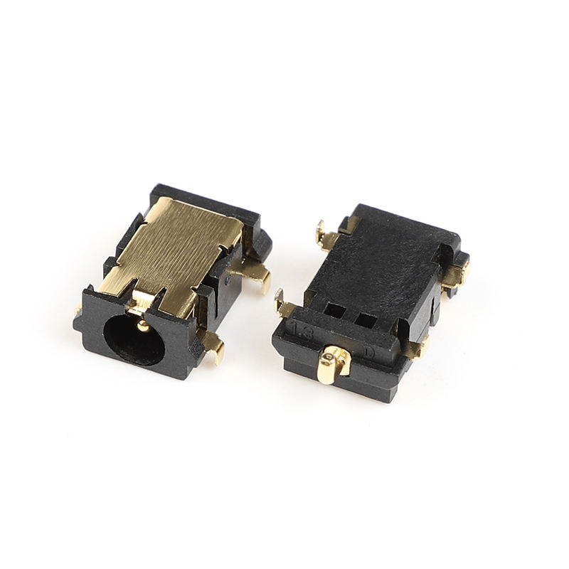 5 PIN DC-058-1.3mm DIP Brass Contact Nylon Housing DC Güç Adaptörü Plug Kadın Jack