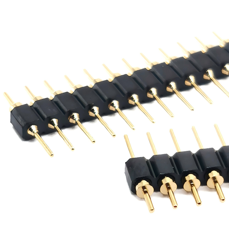2.54mm İsviçre Makine Yuvarlak Dişi Konnektör 4pin 16pin 20pin 32pin 40pin Yuvarlak Pin Şerit Çift Tek Sıra Konnektör Fiş Soket