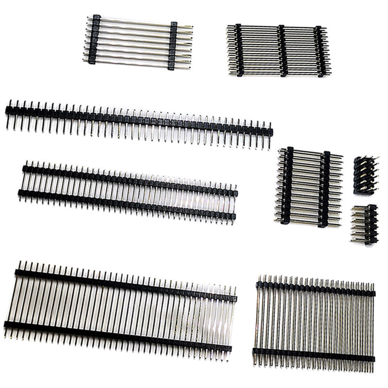 2.54mm İsviçre Makine Yuvarlak Dişi Konnektör 4pin 16pin 20pin 32pin 40pin Yuvarlak Pin Şerit Çift Tek Sıra Konnektör Fiş Soket