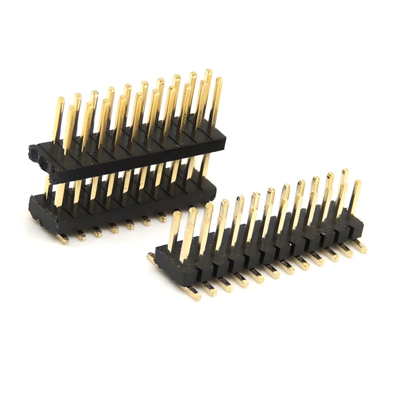 Pres Baskı Çiftli 6 8 20 Pin 2*14 2*3 5 Dişi 1mm 1.27mm 2mm 2.54mm Hatve Açılı SMD/SMT Konnektör Uzun Pin Konnektör Erkek Konnektör