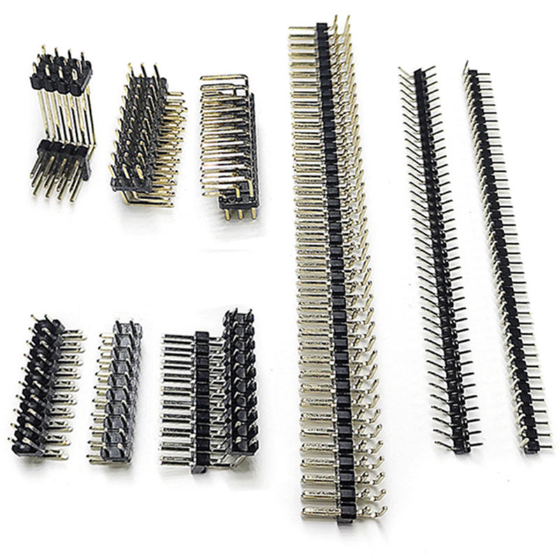 Pres Baskı Çiftli 6 8 20 Pin 2*14 2*3 5 Dişi 1mm 1.27mm 2mm 2.54mm Hatve Açılı SMD/SMT Konnektör Uzun Pin Konnektör Erkek Konnektör