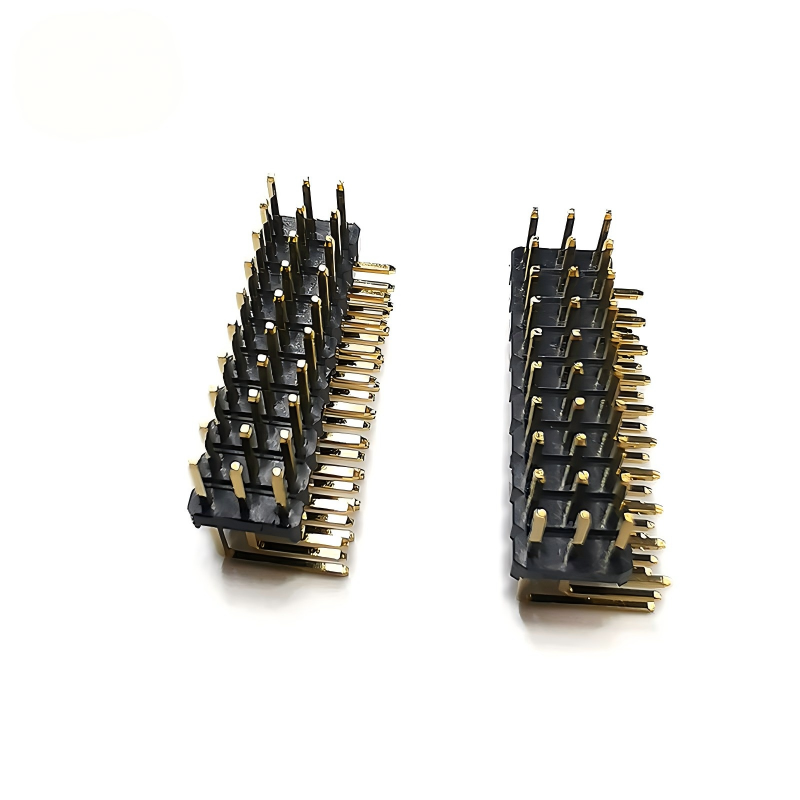 3.96 mm Üç Sıralı İşlenmiş Pin Header, CNC Makine Aletleri ve Endüstriyel Kontrol Cihazları İçin