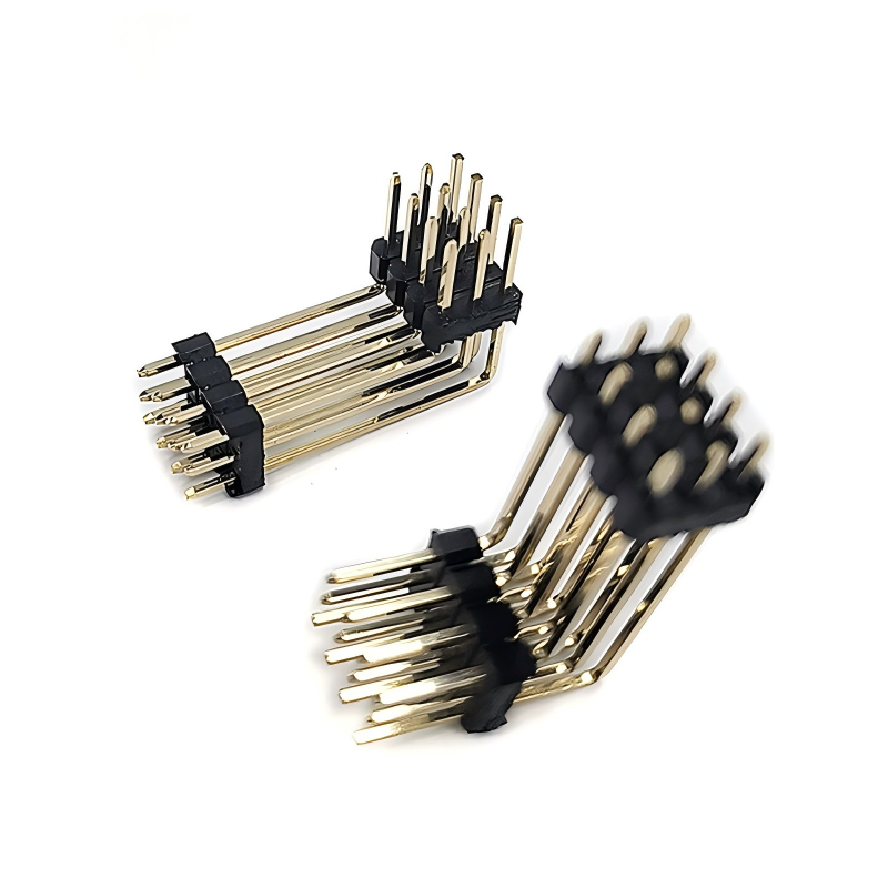 3.96 mm Üç Sıralı İşlenmiş Pin Header, CNC Makine Aletleri ve Endüstriyel Kontrol Cihazları İçin