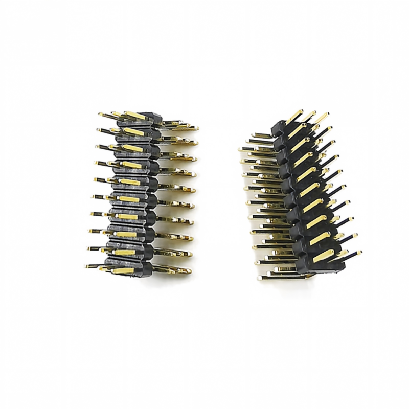 3.96 mm Üç Sıralı İşlenmiş Pin Header, CNC Makine Aletleri ve Endüstriyel Kontrol Cihazları İçin