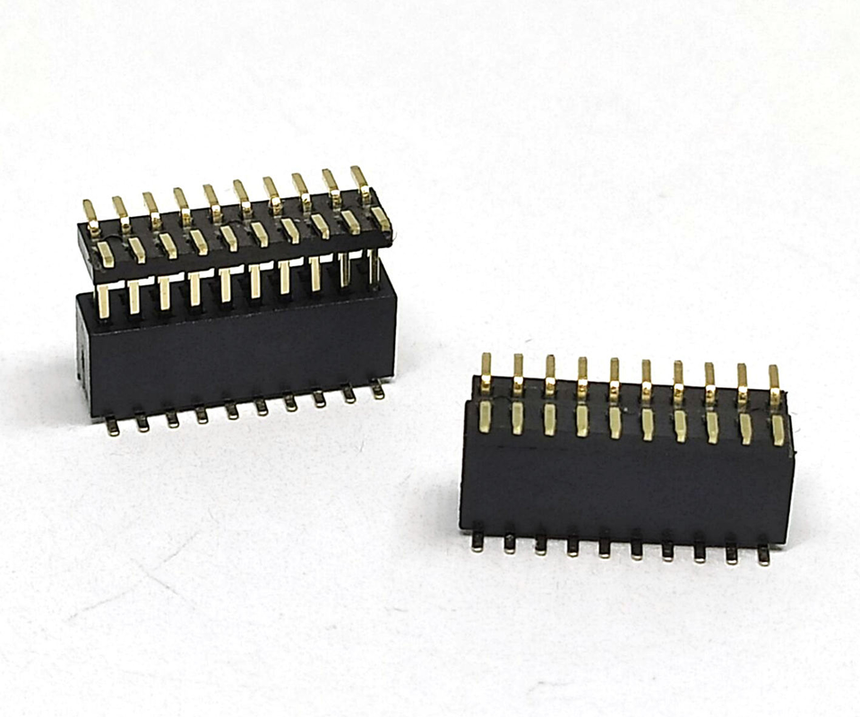 1.27mm Pitch 20 Pin Kadın Erkek SMT Tipi PCB Soket Pin Başlığı