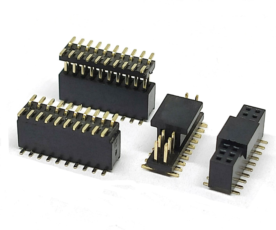 1.27mm Pitch 20 Pin Kadın Erkek SMT Tipi PCB Soket Pin Başlığı