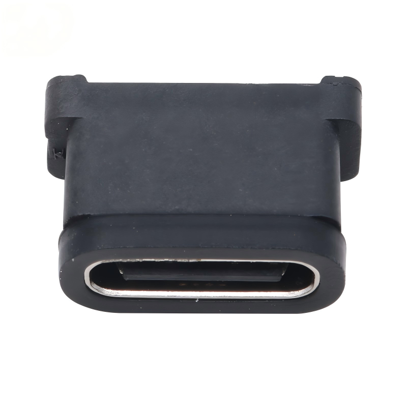 USB 3.2 Tip-C 40 Gbps Su geçirmez U4 Soket 24 Pin SMT DIP PCB Kadın Bağlantı Altın Kaplama Paslanmaz Çelik 5A 100V AC