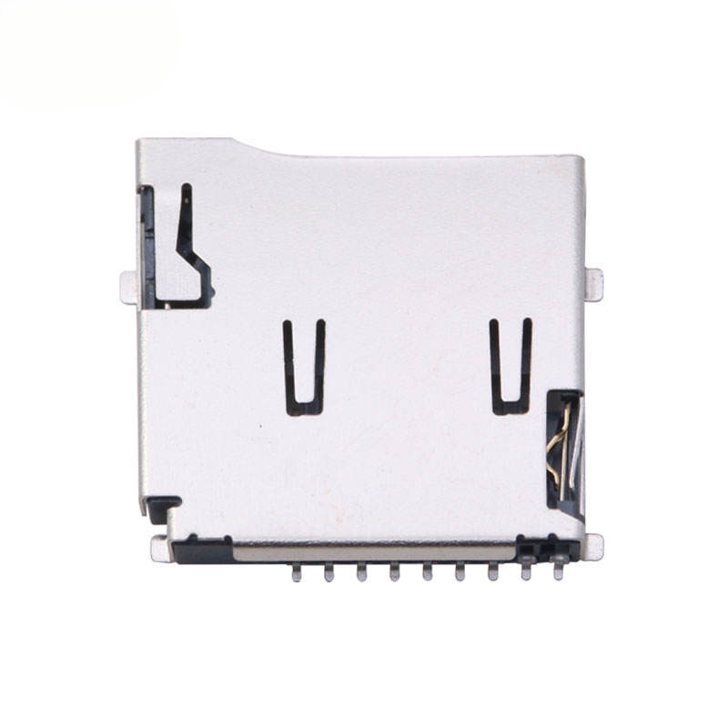 8‑Pin Micro SD / TF Card Socket | Molex 472192001 Alternative | H1.8mm Lift‑the‑Cover (Hinge) SMT Connector