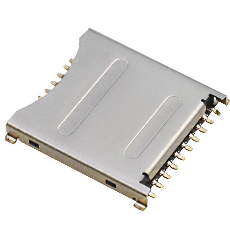 19 Pin 3-in-1 Micro SD UHS II UFS Kart Bağlantısı SMT Yüksekliği 1.6 mm Paslanmaz Çelik USB Daha İyi Okuyuculuk Arama Motoru