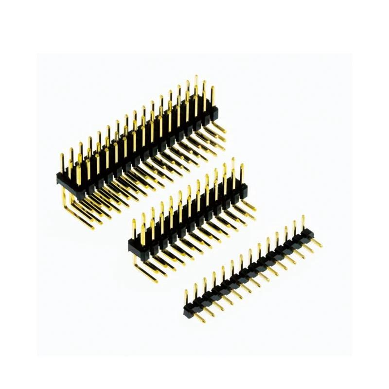 2.54mm Hatveli Çift Sıra Dişi Konnektör 2x2-15 Pin PBT Malzeme AWG#24-#28