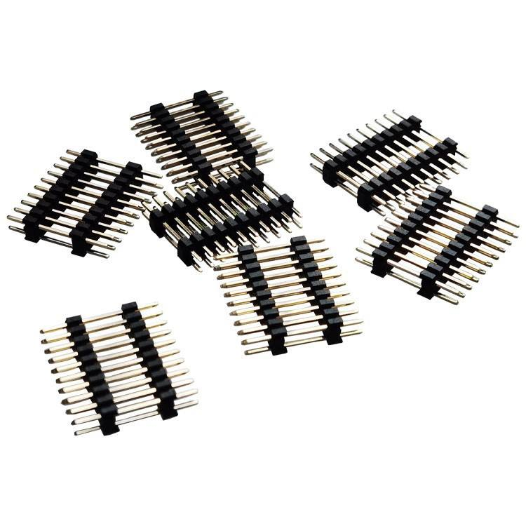 Çift Sıra 2.0mm Pitch Dişi/Erkek Konnektör Pinleri 2-40 Pin Altın Kaplama PCB Montajı İçin
