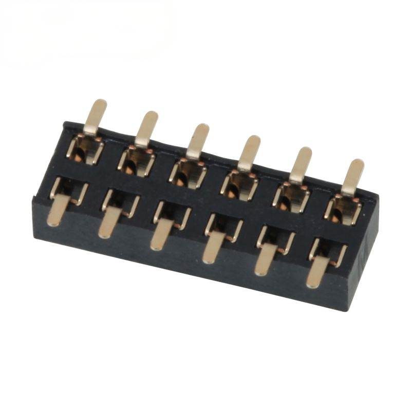 SMD 2.0mm Bağlantı Kadın Başlık Çift Satır Alt Giriş Altın Kaplama Pin Kadın Başlık