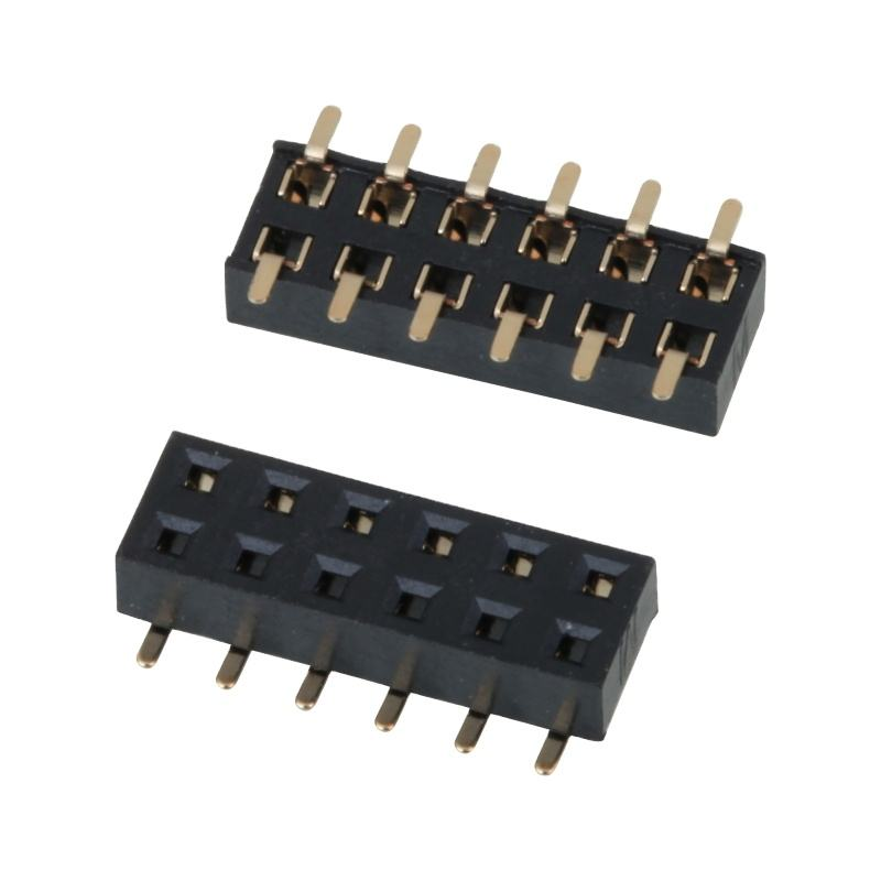 SMD 2.0mm Bağlantı Kadın Başlık Çift Satır Alt Giriş Altın Kaplama Pin Kadın Başlık