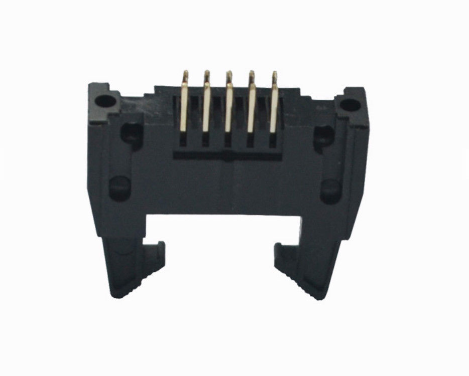 Tel Konnektörlere Altın Kaplama PCB Kartı İtici 2.0mm DIP IDC Erkek Konnektör