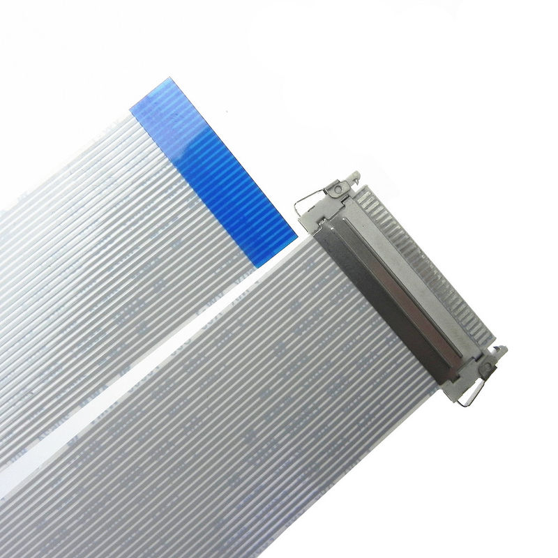 FI-X30HL 1.27mm 50 toplu iğne Lvds LCD Ekran için FFC Düz Jumper Kablo Şerit Kablo