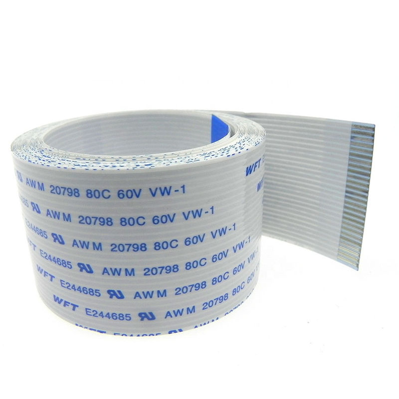 1.0mm Saha 2800mm Uzun FFC Düz Kablo 3D Yazıcı için 30 toplu iğneli Flex Kablo